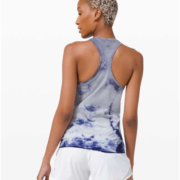 Lululemon Swiftly Tech Tank 2.0 *Wash Shibori Stripe Midnight Orchid - Picture 2 of 9